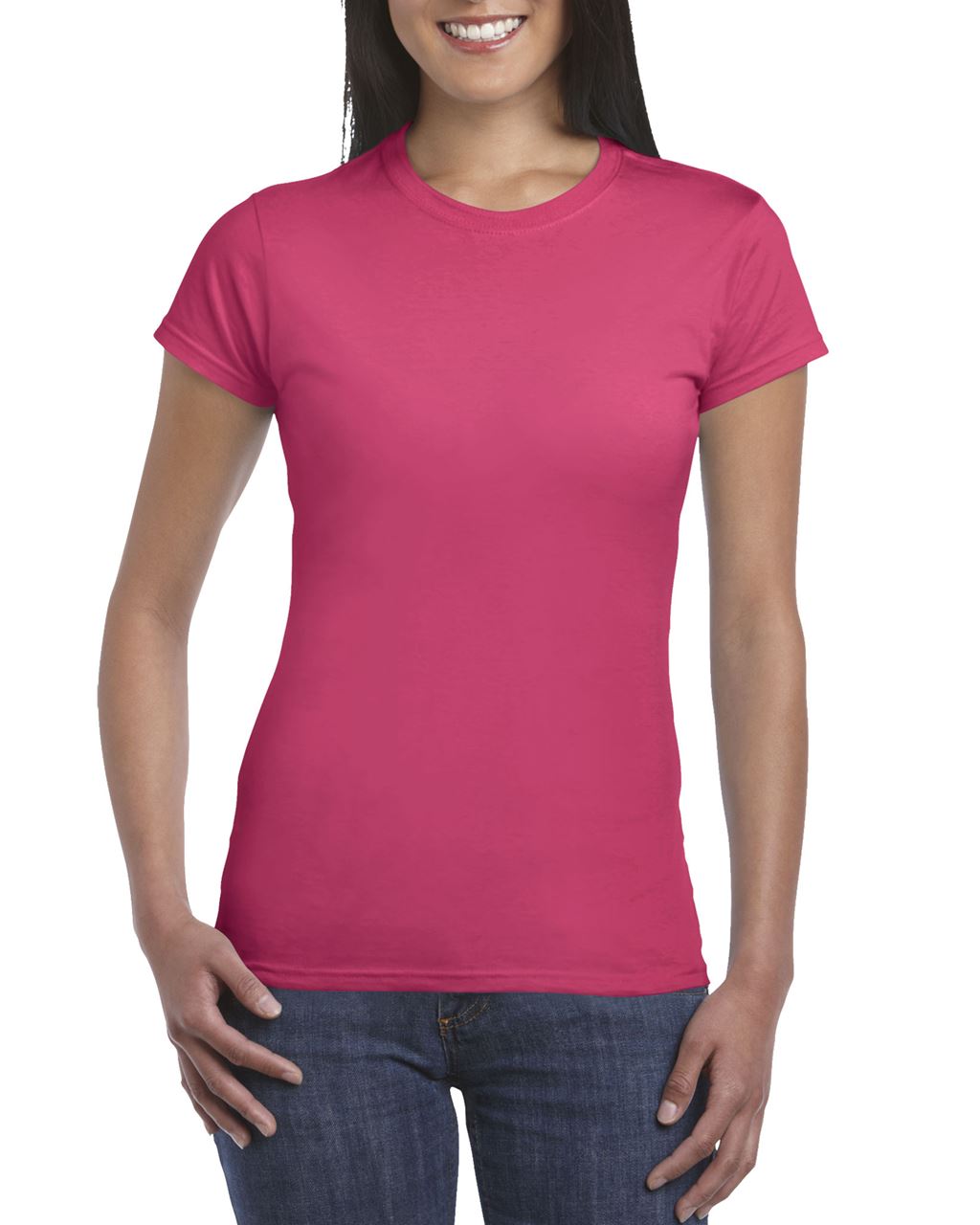 Gildan Softstyle® Ladies' T-shirt - růžová