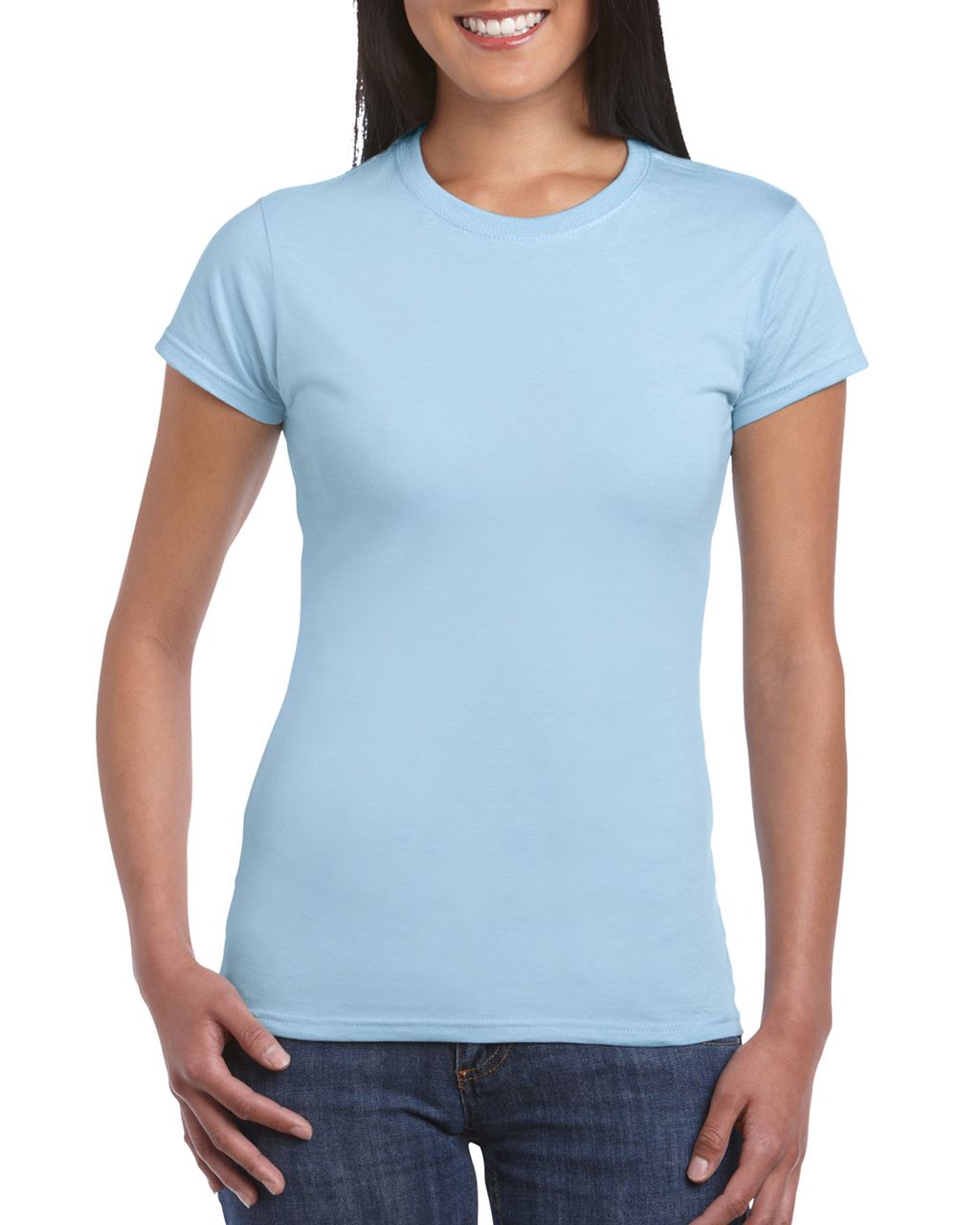 Gildan Softstyle® Ladies' T-shirt - modrá