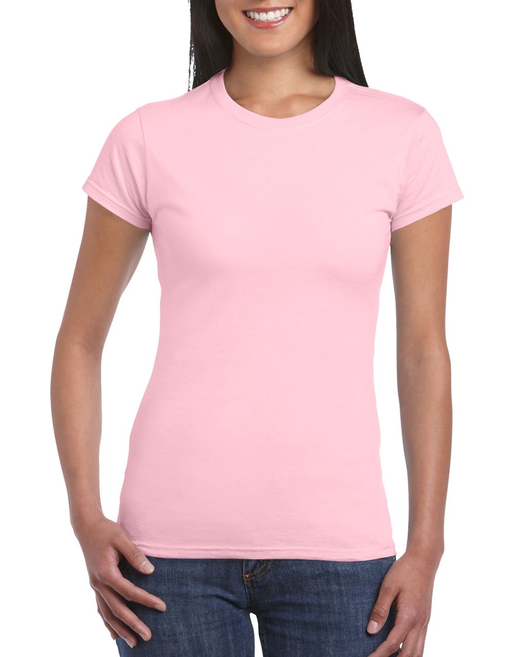 Gildan Softstyle® Ladies' T-shirt - růžová