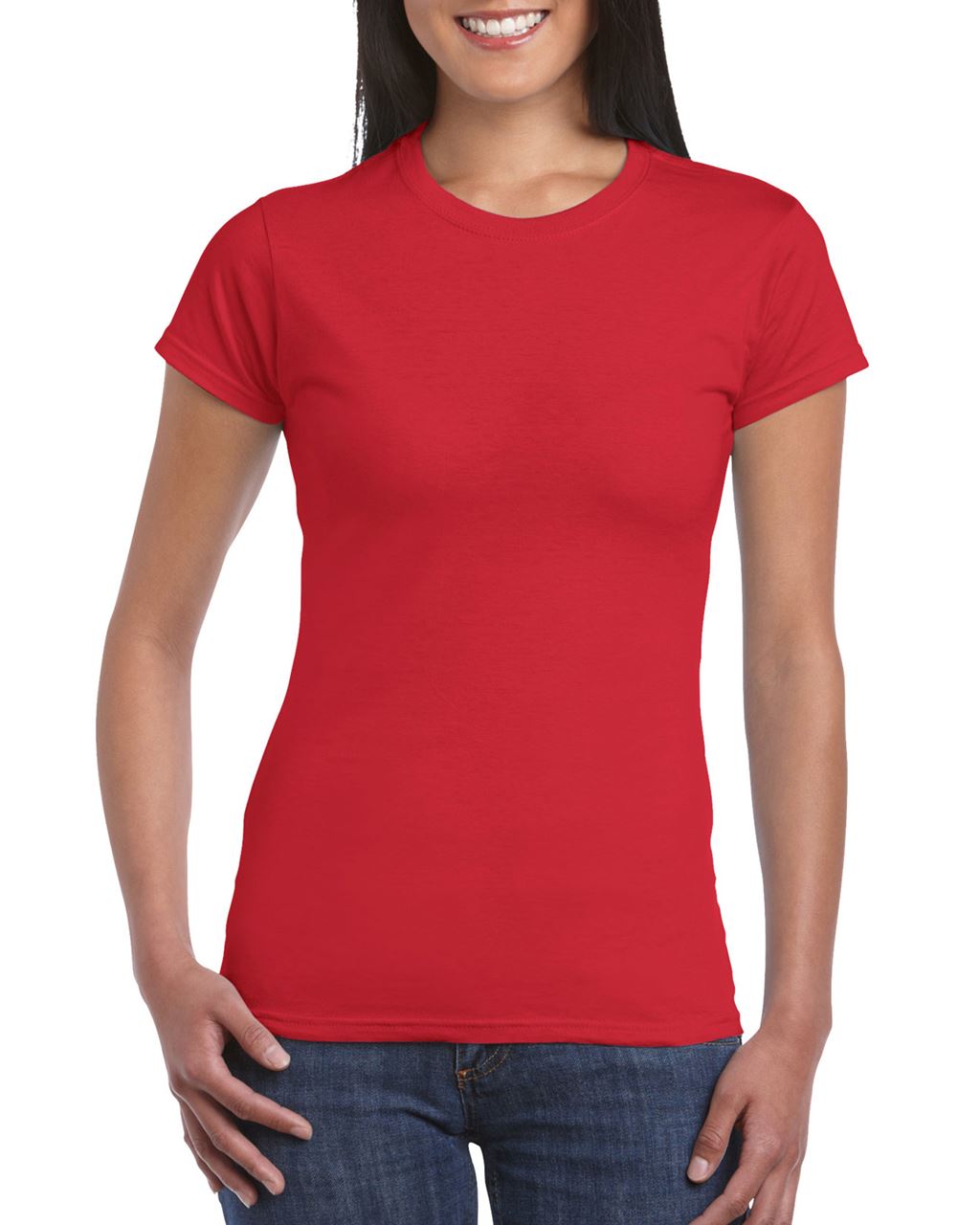 Gildan Softstyle® Ladies' T-shirt - červená