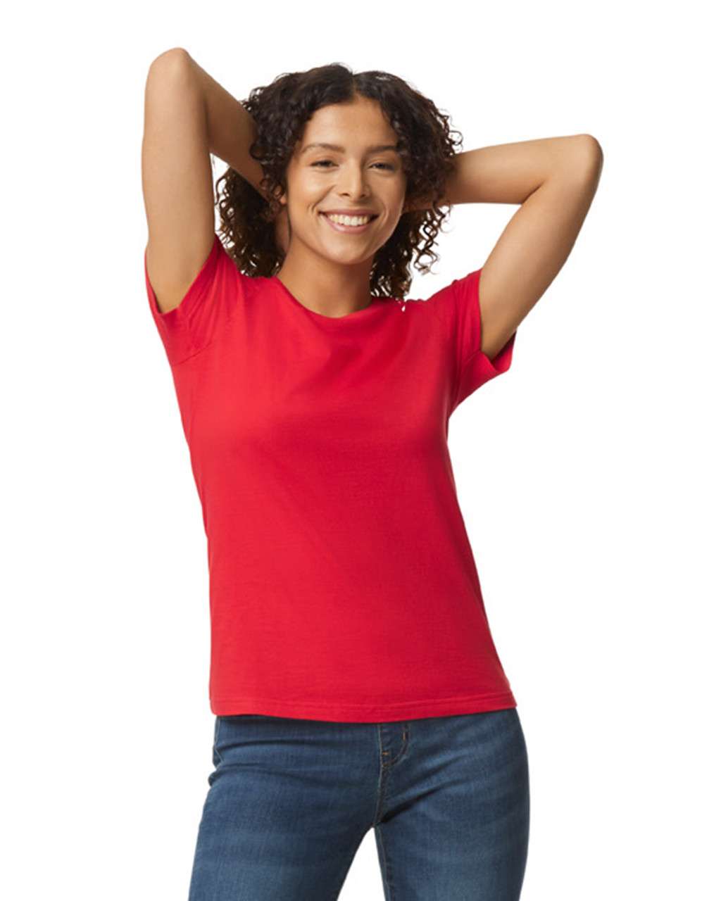 Gildan Softstyle® Midweight Women's T-shirt - červená