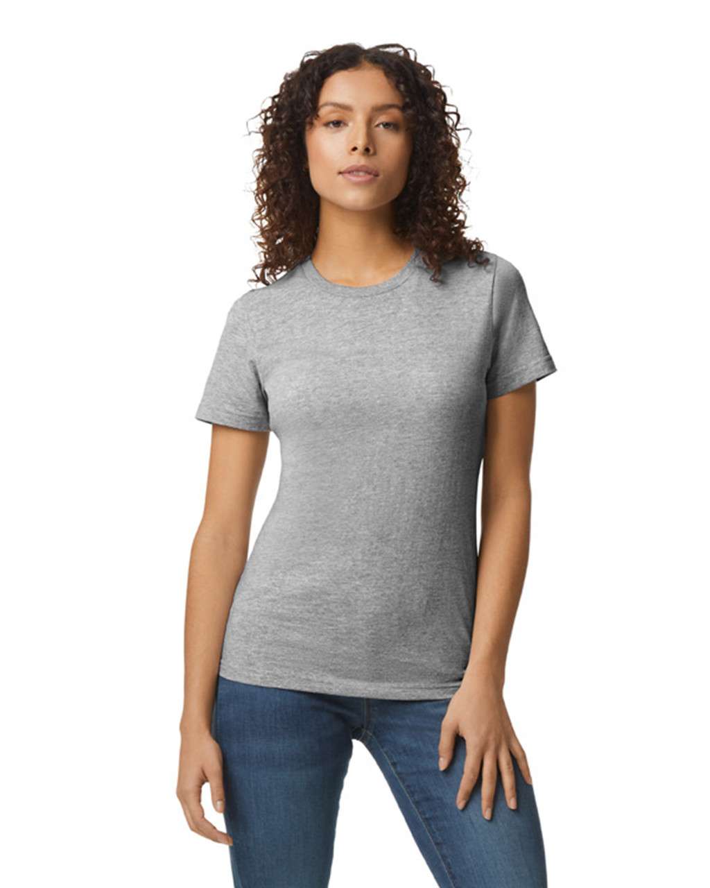 Gildan Softstyle® Midweight Women's T-shirt - Gildan Softstyle® Midweight Women's T-shirt - Sport Grey