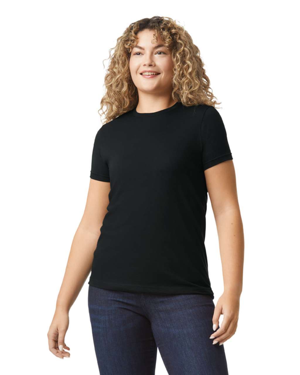 Gildan Softstyle® Cvc Women's T-shirt - Gildan Softstyle® Cvc Women's T-shirt - Black