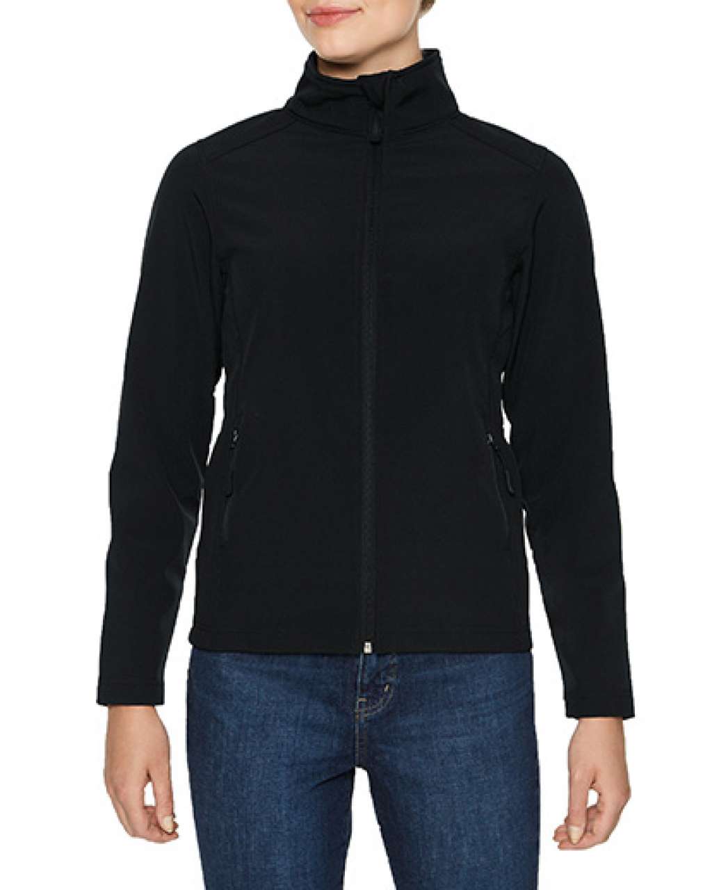 Gildan Hammer Ladies Softshell Jacket - Gildan Hammer Ladies Softshell Jacket - Black