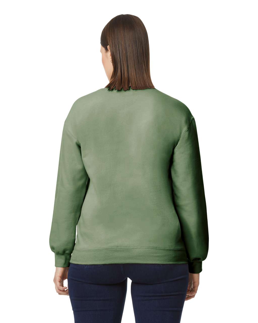 Gildan Softstyle® Midweight Fleece Adult Crewneck - zelená