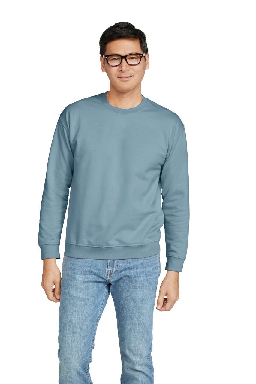 Gildan Softstyle® Midweight Fleece Adult Crewneck - blue