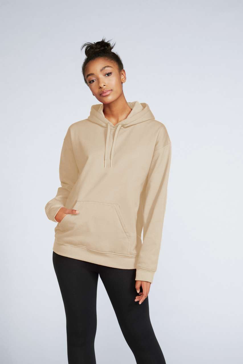 Gildan Softstyle® Midweight Fleece Adult Hoodie - hnedá