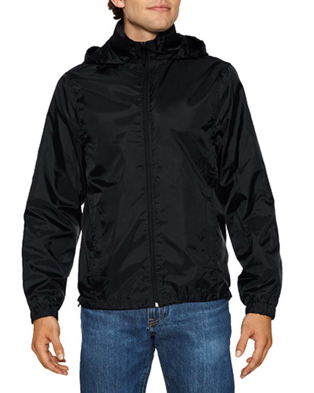 Gildan Hammer Unisex Windwear Jacket - čierna