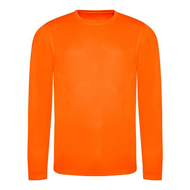 Just Cool Long Sleeve Cool T - orange