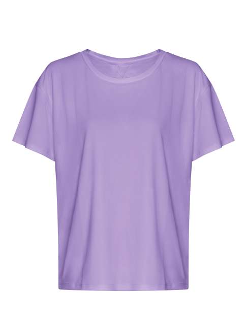 Just Cool Women's Open Back T - Violett