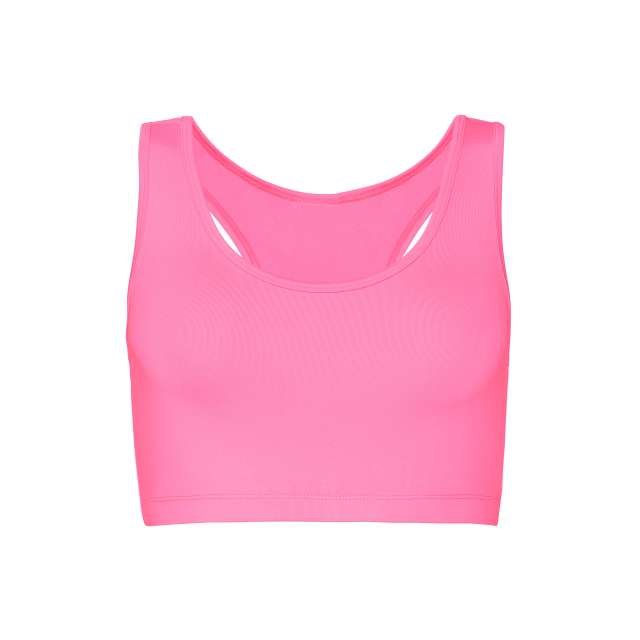 Just Cool Women's Cool Sports Crop Top - Just Cool Women's Cool Sports Crop Top - Safety Pink
