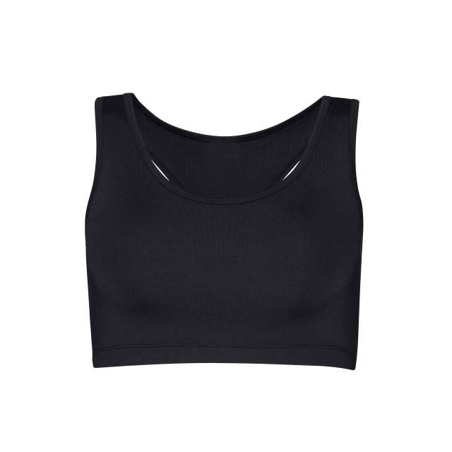 Just Cool Women's Cool Sports Crop Top - black