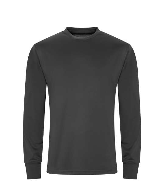 Just Cool Long Sleeve Active T - Just Cool Long Sleeve Active T - Charcoal