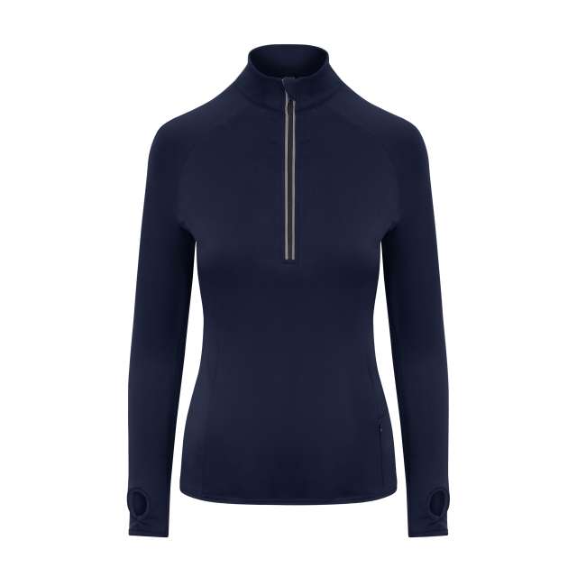 Just Cool Women's Cool Flex 1/2 Zip Top - blue