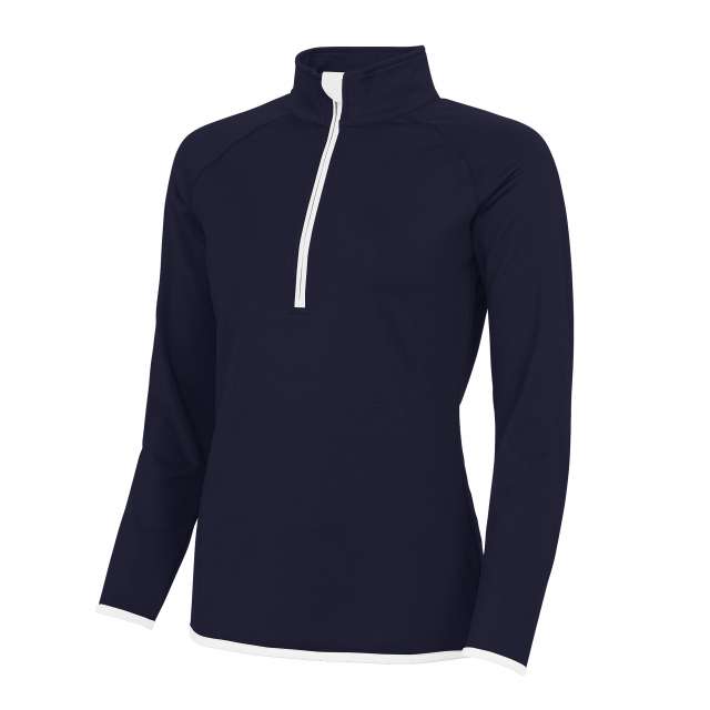 Just Cool Women's Cool 1/2 Zip Sweat - modrá