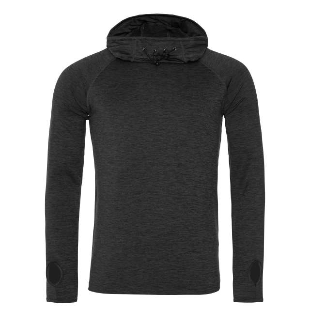 Just Cool Mens Cool Cowl Neck Top - čierna