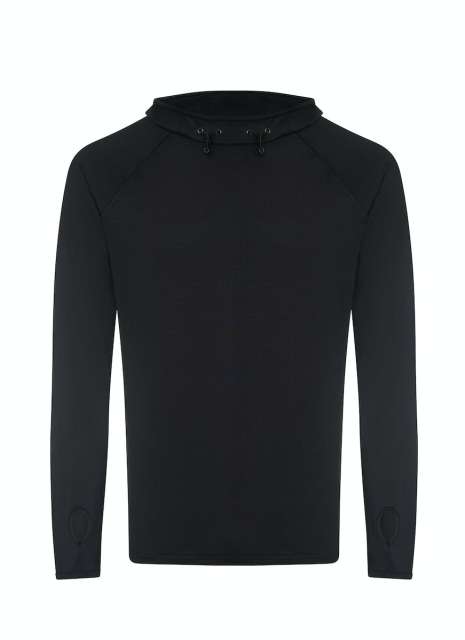 Just Cool Mens Cool Cowl Neck Top - schwarz