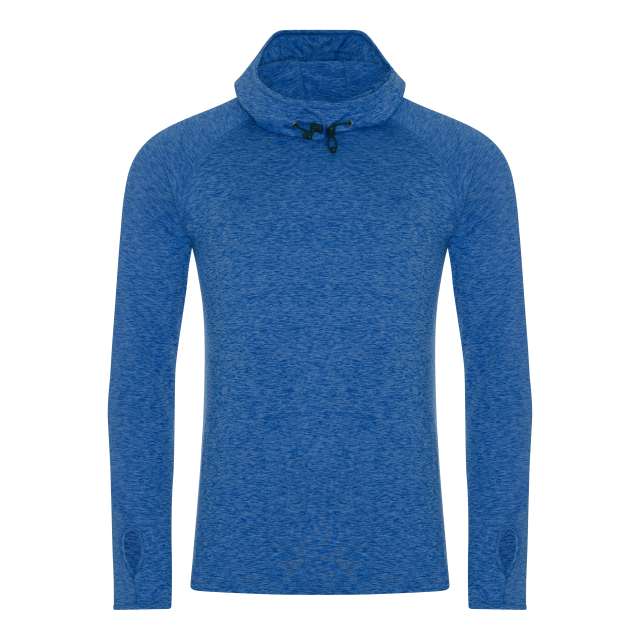 Just Cool Mens Cool Cowl Neck Top - blue