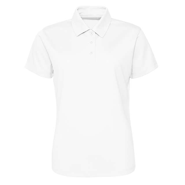 Just Cool Women's Cool Polo - Just Cool Women's Cool Polo - White