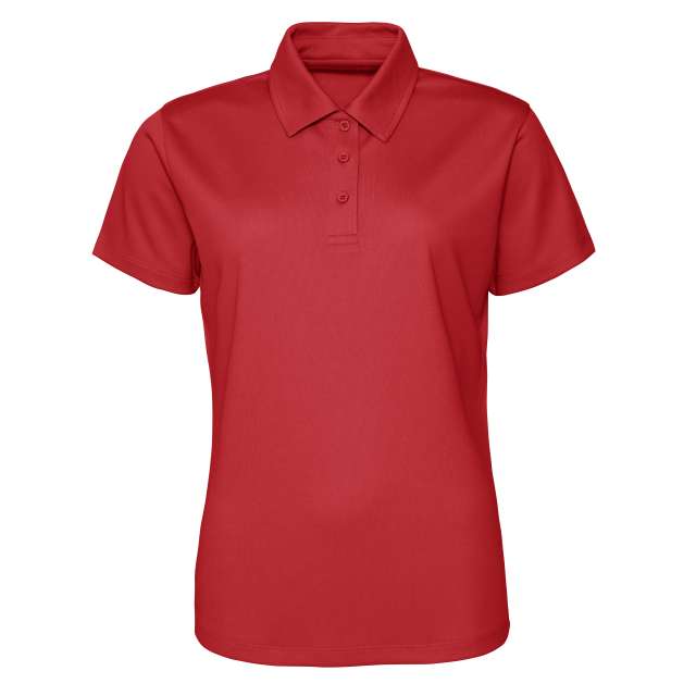 Just Cool Women's Cool Polo - Just Cool Women's Cool Polo - Cherry Red