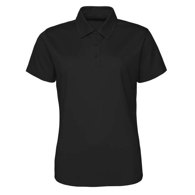 Just Cool Women's Cool Polo - black
