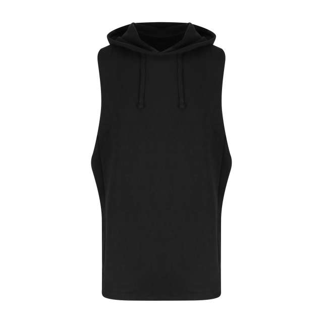 Just Cool Urban Sleeveess Muscle Hoodie - black