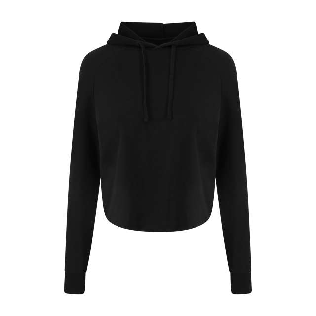 Just Cool Girlie Cross Back Hoodie - black