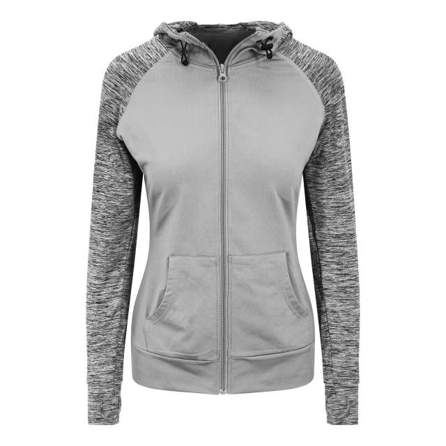 Just Cool Women's Cool Contrast Zoodie - Grau