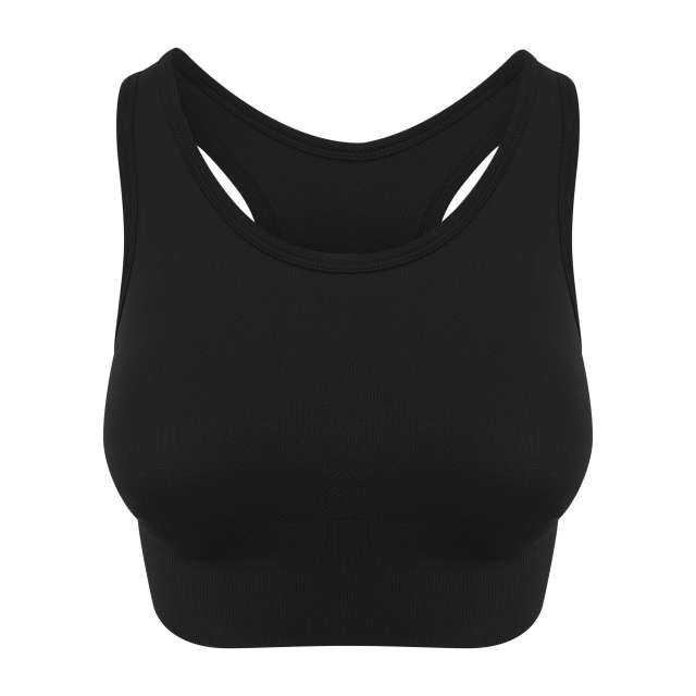 Just Cool Women's Cool Seamless Crop Top - schwarz