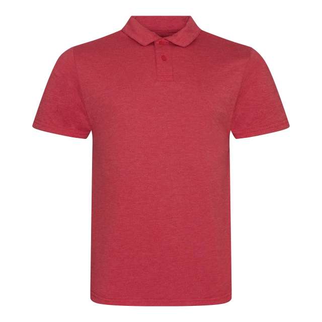Just Polos Tri-blend Polo - Rot