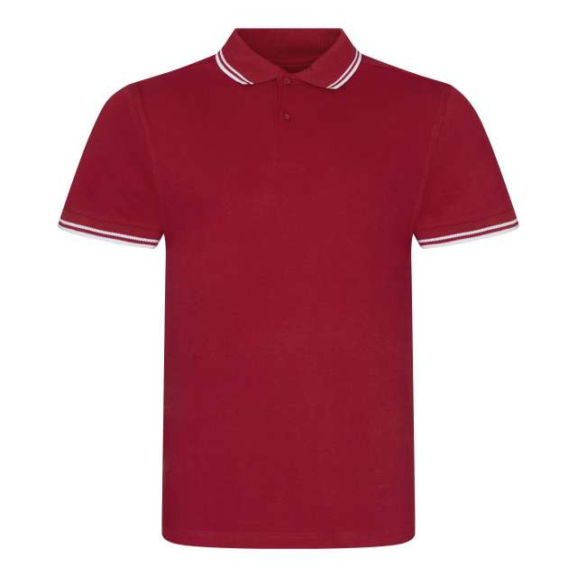 Just Polos Stretch Tipped Polo - red