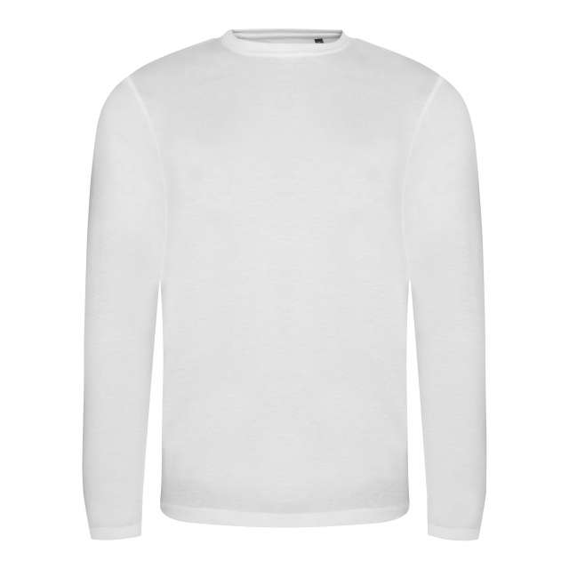 Just Ts Long Sleeve Tri-blend T - Weiß 