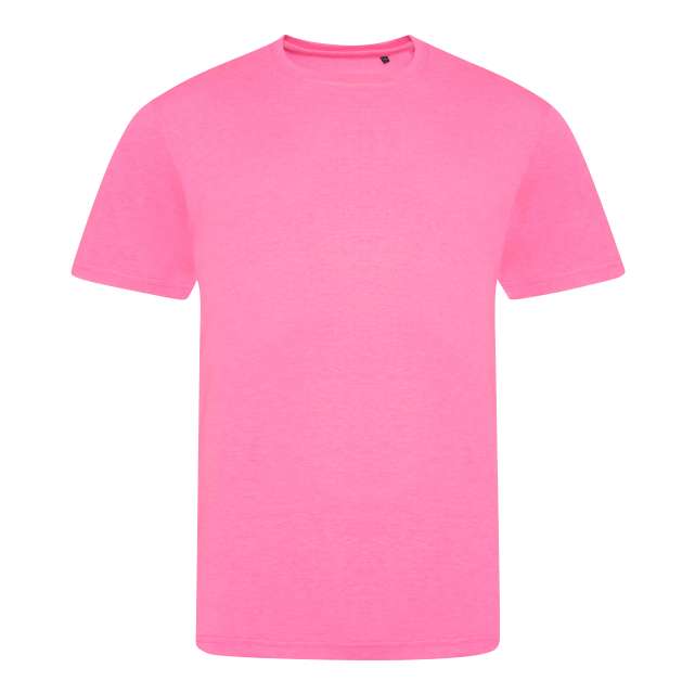 Just Ts Electric Tri-blend T - pink