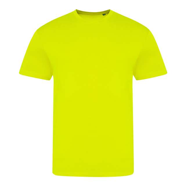 Just Ts Electric Tri-blend T - Just Ts Electric Tri-blend T - Safety Green