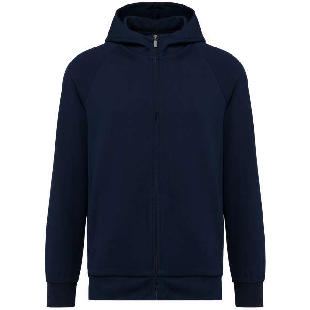 Kariban Premium Men's Zipped Hoodie - modrá