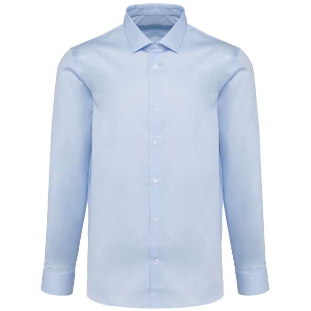Kariban Premium Men's Long-sleeved Twill Shirt - Kariban Premium Men's Long-sleeved Twill Shirt - Sky