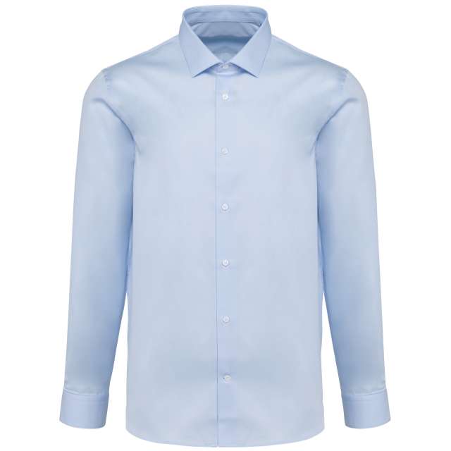 Kariban Premium Men's Long-sleeved Twill Shirt - blau