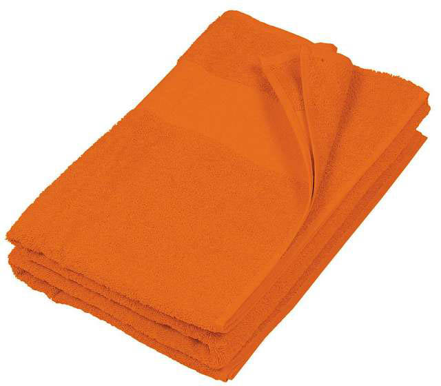 Kariban Hand Towel - Kariban Hand Towel - Texas Orange