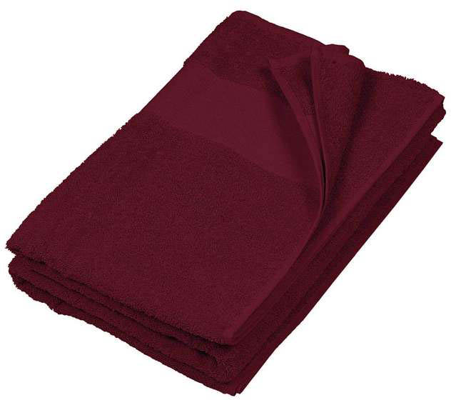 Kariban Bath Towel - Kariban Bath Towel - Maroon