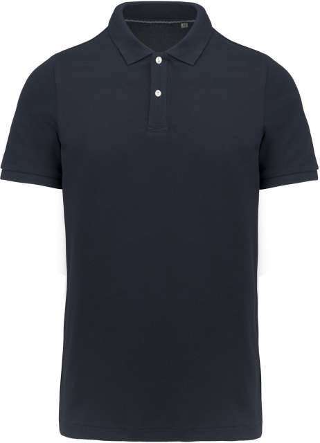 Kariban Men's Supima® Short Sleeve Polo Shirt - blue