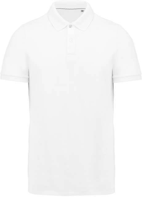 Kariban Men's Supima® Short Sleeve Polo Shirt - Weiß 