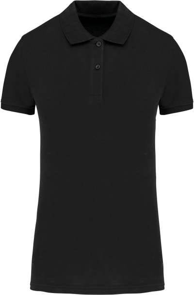 Kariban Ladies' Organic 180 PiquÉ Polo Shirt - Kariban Ladies' Organic 180 PiquÉ Polo Shirt - Black