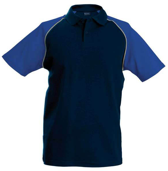 Kariban Baseball - Short-sleeved Polo Shirt - blue