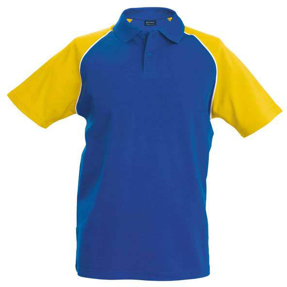 Kariban Baseball - Short-sleeved Polo Shirt - blue
