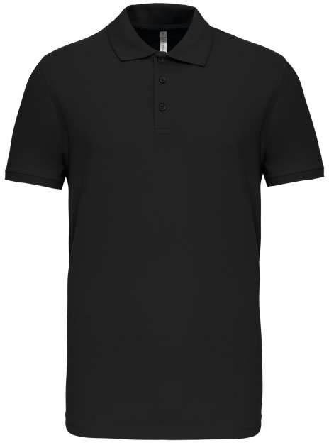 Kariban Mike - Men's Short-sleeved Polo Shirt - Kariban Mike - Men's Short-sleeved Polo Shirt - Black