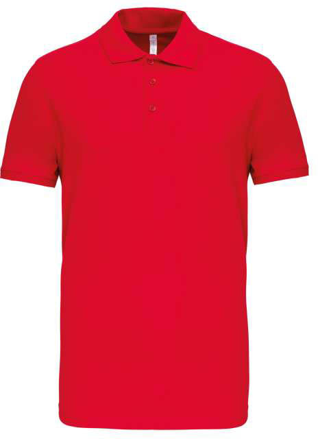 Kariban Mike - Men's Short-sleeved Polo Shirt - red