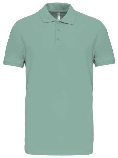 Kariban Mike - Men's Short-sleeved Polo Shirt - blue