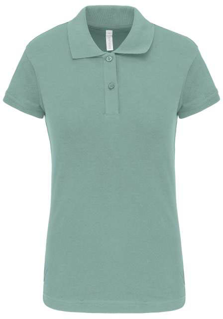 Kariban Brooke - Ladies' Short-sleeved Polo Shirt - modrá