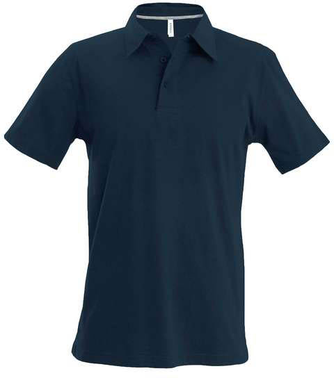 Kariban Men's Short-sleeved Polo Shirt - šedá
