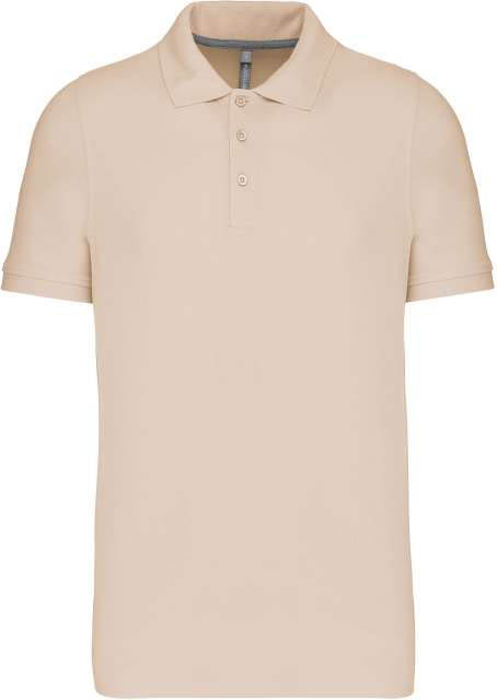 Kariban Men's Short-sleeved Polo Shirt - Kariban Men's Short-sleeved Polo Shirt - Natural